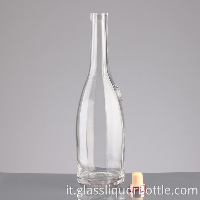  Rum Liquor Glass Bottle with cork